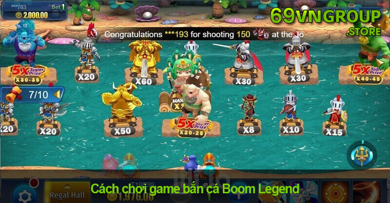 Cách chơi Boom Legend chi tiết cho người mới