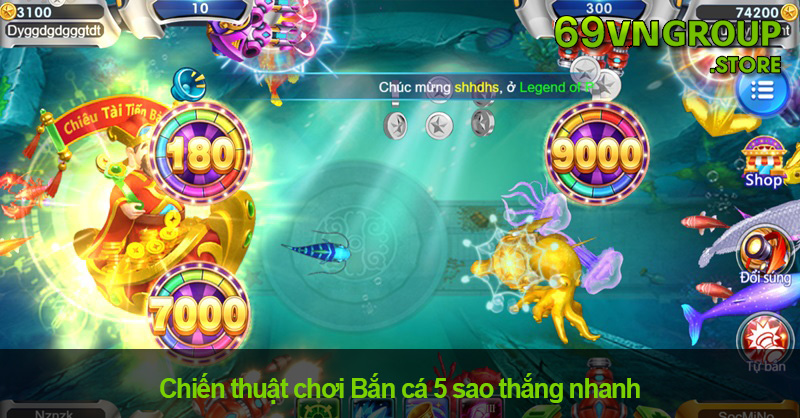 Chiến thuật chơi bắn cá 5 sao của cao thủ 69VN